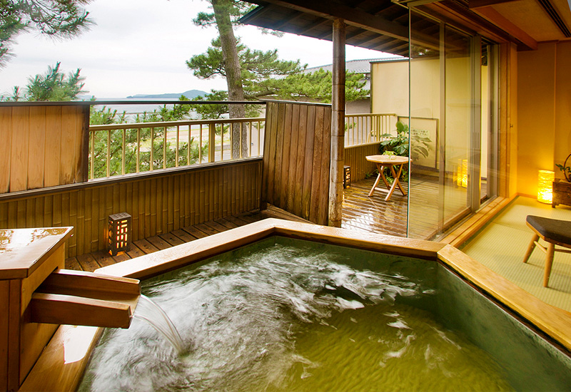 露天風呂付客室「はぎ」