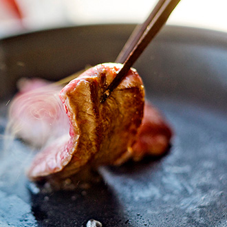 見蘭牛陶板焼き